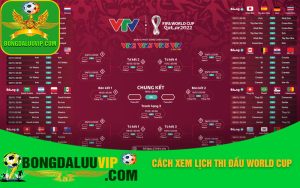 Cách xem lịch thi đấu World Cup