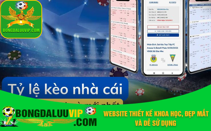 Website thiết kế khoa học, đẹp mắt và dễ sử dụng 